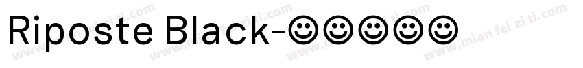 Riposte Black字体转换